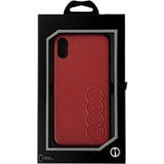 Audi公式ライセンスケース iPhone XR バックカバー AU-TPUPCIPXR-TT/D1-RD