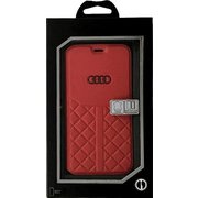Audi公式ライセンスケース iPhone XS/X 手帳型 AU-TPUFCIPXS-Q8/D1-RD