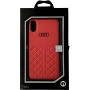 Audi公式ライセンスケース iPhone XR バックカバー AU-TPUPCIPXR-Q8/D1-RD