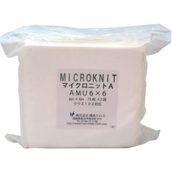 橋本 マイクロニットA（厚手）AMU6×6 6in×6in 75枚×2×10袋入 AMU6X6
