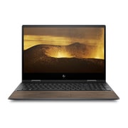 HP ENVY x360 15-dr1000 G1モデル 15.6インチ/Core i5-10210U/メモリ 8GB/SSD 512GB/Windows 10 Home 64bit/Office Home ＆ Business 2019/ナイトフォールブラック＆ナチュラルウォールナット 8VB39PA-AAAA