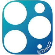 XEI13-ID-A01 [iPhone 11 Pro/11 Pro Max カメラ用 i's Deco（アイズ デコ） PATTERN グラデーション ブルー]