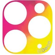 XEI13-ID-A04 [iPhone 11 Pro/11 Pro Max カメラ用 i's Deco（アイズ デコ） PATTERN ネオンカラー イエロー]