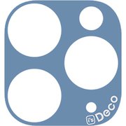 XEI13-ID-B12 [iPhone 11 Pro/11 Pro Max カメラ用 i's Deco（アイズ デコ） STANDARD COLOR スモーキーブルー]