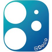 XEI14-ID-A01 [iPhone 11 カメラ用 i's Deco（アイズ デコ） PATTERN グラデーション ブルー]