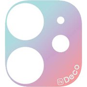 XEI14-ID-A02 [iPhone 11 カメラ用 i's Deco（アイズ デコ） PATTERN グラデーション ピンク]