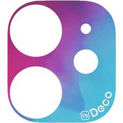 XEI14-ID-A03 [iPhone 11 カメラ用 i's Deco（アイズ デコ） PATTERN ネオンカラー ブルー]