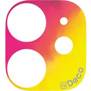 XEI14-ID-A04 [iPhone 11 カメラ用 i's Deco（アイズ デコ） PATTERN ネオンカラー イエロー]