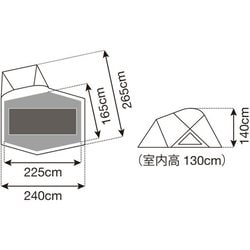 ヨドバシ.com - スノーピーク snow peak ランドブリーズPro.1 SD-641