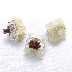 CherryMX メカニカルキースイッチ10個セット 茶軸 透過型 ADMXBRIL