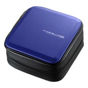 ブルーレイディスク対応セミハードケース 60枚収納 ブルー FCD-WLBD60BL