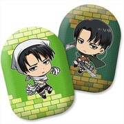 進撃の巨人 リヴァイ表裏クッション [キャラクターグッズ]