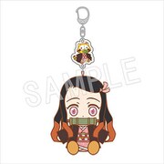 鬼滅の刃×ラスカル ぬいぐるみストラップ 竈門禰豆子 [キャラクターグッズ]