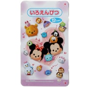 キャラクターグッズ S5013674 色鉛筆 12色セット ディズニーツムツム