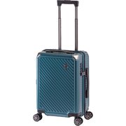 スーツケース 拡張ファスナーキャリー 旅行日数目安：1～2泊 35L/拡張時41L TSAロック搭載 機内持ち込み可 ALK-6020-18 ターコイズブルー