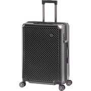 スーツケース 拡張ファスナーキャリー 旅行日数目安：4～7泊 62L/拡張時70L TSAロック搭載 ALK-6020-24 ブラック