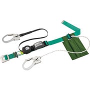 SLN505WLG [タイタン リーロックS2NEOライト ロック装置付巻取器+補助ロープ式胴ベルト ライトグリーン（墜落制止用器具）]