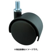 TDG50U38 [TRUSCO ねじ込み双輪キャスター ナイロン車輪 自在 径50 UNF3/8]