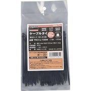 TRCVJ100W [TRUSCO ケーブルタイ 幅2.4mmX100mm 最大結束径22 耐候性 100本入]