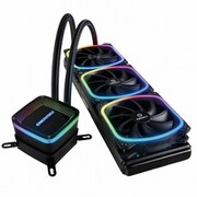 TDP380W ARGB LED水冷CPUクーラー AQUAFUSION 360mmモデル ELC-AQF360-SQA