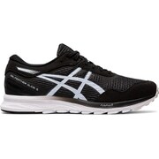 GEL-FEATHER GLIDE5 WIDE 1011A812 001 BLACK/WHITE 27.5cm [ランニングシューズ メンズ]