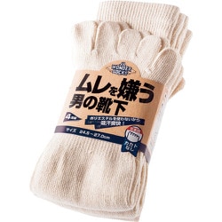 ユニワールド ムレを嫌う男の靴下キナリ5本指4足組 WS915