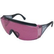 YL335ALEXANDRITE [YAMAMOTO レーザ光用一眼型保護めがね オーバーグラスタイプ レンズ色ピンク]