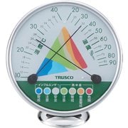 TRUSCO アナログ熱中症インフルエンザ警告計 AWM130