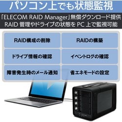 ヨドバシ.com - エレコム ELECOM 外付けHDD 4Bay RAID 16TB ELD-4B160UBK 通販【全品無料配達】