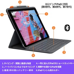 ヨドバシ.com - ロジクール Logicool iK1055BK [SLIM FOLIO iPad 10.2