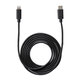 MFi取得品 Color Cable Type-C to ライトニング 1.3m（マット/ブラック）