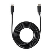MFi取得品 Color Cable Type-C to ライトニング 1.3m(マット/ブラック)