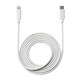 MFi取得品 Color Cable Type-C to ライトニング 1.3m（マット/ホワイト）