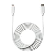 MFi取得品 Color Cable Type-C to ライトニング 1.3m(マット/ホワイト)
