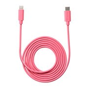 MFi取得品 Color Cable Type-C to ライトニング 1.3m(マット/ピンク)