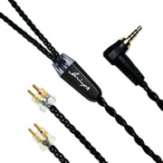 Kilowatt Jet Black FitEar-2.5mmL FitEar 2pinコネクター2.5mm4極バランスケーブル LNA-KIL/JB-FE-25L