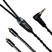 Kilowatt Jet Black MMCX-2.5mmL MMCXコネクター2.5mm4極バランスケーブル LNA-KIL/JB-MMCX-25L