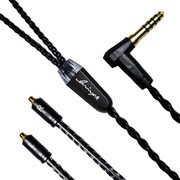 Kilowatt Jet Black MMCX-4.4mmL MMCXコネクター4.4mm5極バランスケーブル LNA-KIL/JB-MMCX-44L