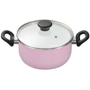 両手鍋 セラブリッドシリーズ セラミック 20cm ピンク ICN-G020W-PK