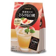 日東紅茶 厳選果汁のとろける白桃 10p