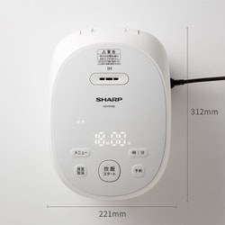 ヨドバシ.com - シャープ SHARP IH炊飯器 3合炊き ホワイト系 KS