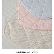 ワッフル敷きパッド セミダブルサイズ(120×205cm) ベージュ PAN0705423