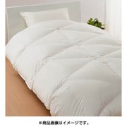 羽毛掛けふとん シングルロングサイズ（150×210cm） ポーリッシュホワイトグースダウン95％ 日本製 羽毛布団 1200g グランポリゴンキルト ホワイト [KA07159014]
