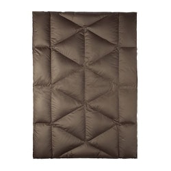 KA07207015 羽毛掛けふとん シングルロングサイズ（150×210cm） ポーリッシュマザーホワイトグースダウン93％ 日本製 羽毛布団 1200g グランポリゴンキルト グレー