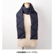 KS98709004 [ダウンマフラー （長さ約185cm 幅約13cm） ネイビー]