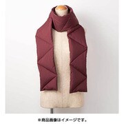 KS98709004 [ダウンマフラー （長さ約185cm 幅約13cm） ワイン]
