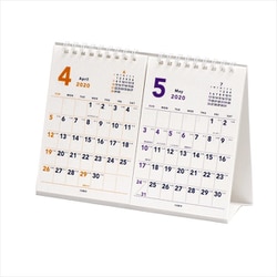 ヨドバシ Com 205104 01 卓上カレンダー 2020年4月始まり A5サイズ2