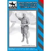 HAUF32071 ドイツ空軍パイロット アフリカ戦線 1940～1945 No.3 [1/32スケール レジンキット]