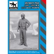HAUF32075 米海軍 パイロット 1940～1945 No.2 [1/32スケール レジンキット]
