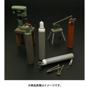 HAUHLU35117 卓上ボール盤、レバーシャー、 酸素/アセチレンガスボンベ レジンキット [1/35スケール レジンキット]